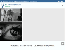 Tablet Screenshot of manishbajpayee.com